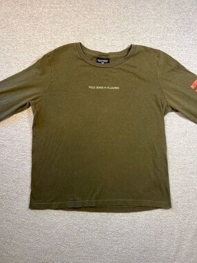 Polo Ralph Lauren Olive Long-Sleeve Crew Tee